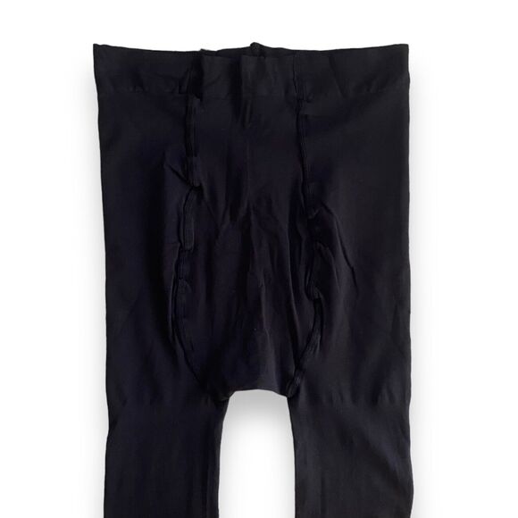 Calzedonia Maternity Tights Size L 60 Denier Black Opaque Full Toe Made in Italy - Picture 4 of 9